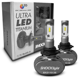Ultra Led Shocklight Titanium 10000 Lúmens 6000k Encaixe HB4