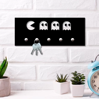 Porta Chaves de Parede Gamer Decorativo em MDF