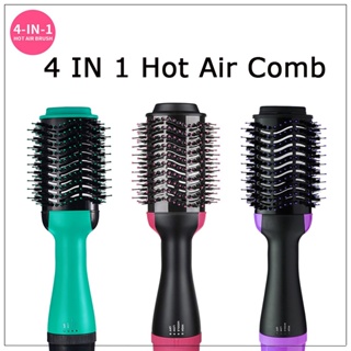 Escova De Ar Quente 4 Em 1 E Secador De Cabelo De Um Passo Volumizador 1000w Alisador