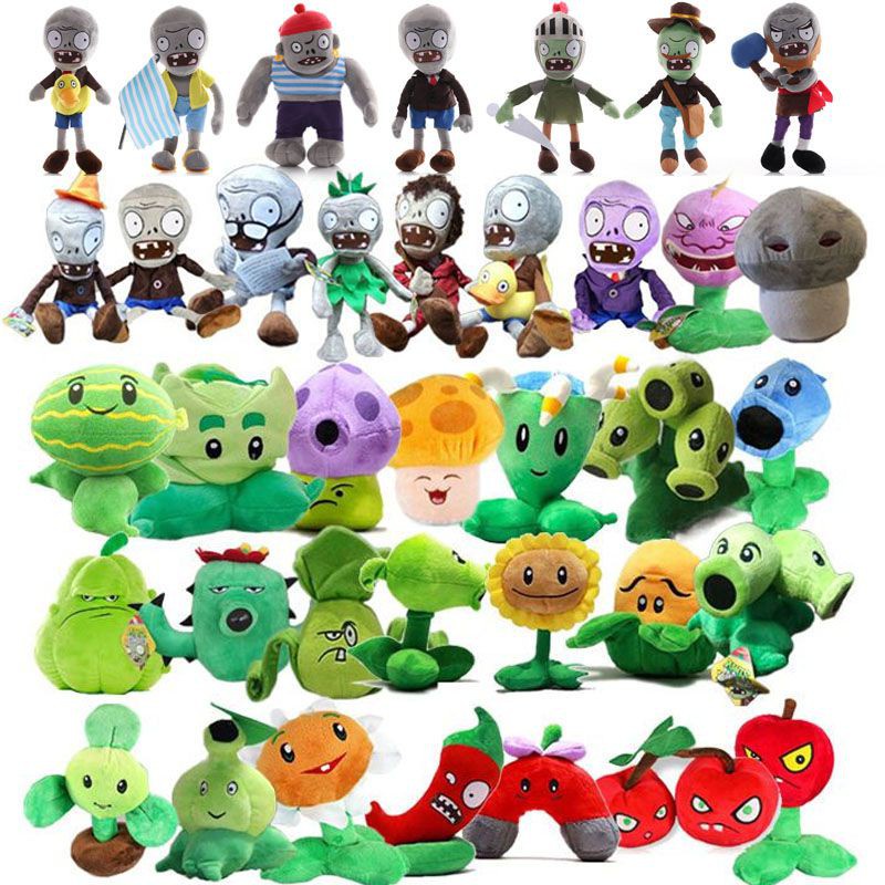 Plants vs . Zombies Jogo De Batalha Único Zumbi Bonecas Em Massa Planta  Figuras Pode Lançamento Suave Vinil Rígido De Plástico Acessórios Do  Brinquedo