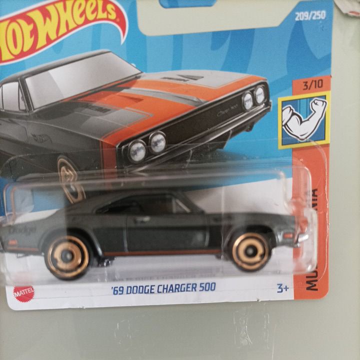 Hot Wheels 69 Dodge Charger 500 Muscle Mania Shopee Brasil