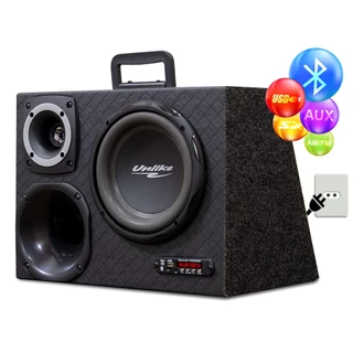 Caixa Som Trio 8 Bluetooth Amplificada Automotivo Completa