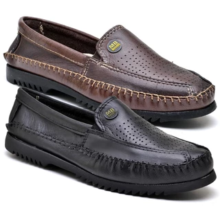 Mocassim Masculino Couro
