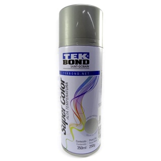 Tinta Spray Aluminio 350ml / 250g Alta Temperatura 23261006900 Tekbond