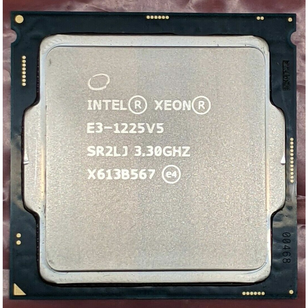 Processador Intel Xeon E3-1225 V5 Quad Core 3.3 Ghz Sr2lj | Shopee