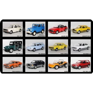 Miniaturas de carros nacionais - carros brasileiros 1, 2 e 3