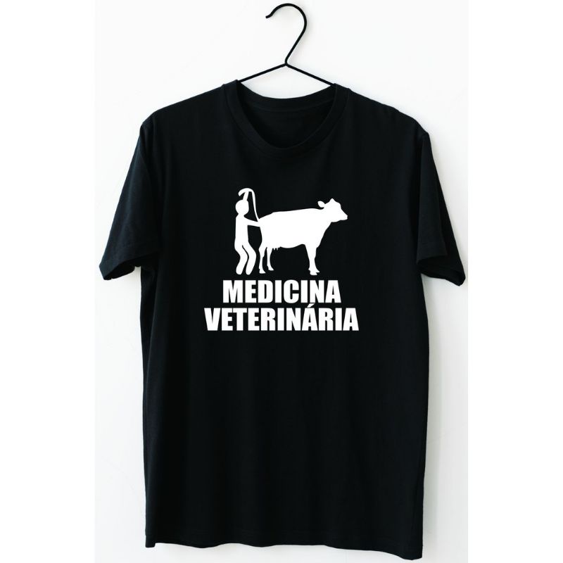 camiseta medicina veterinária unissex