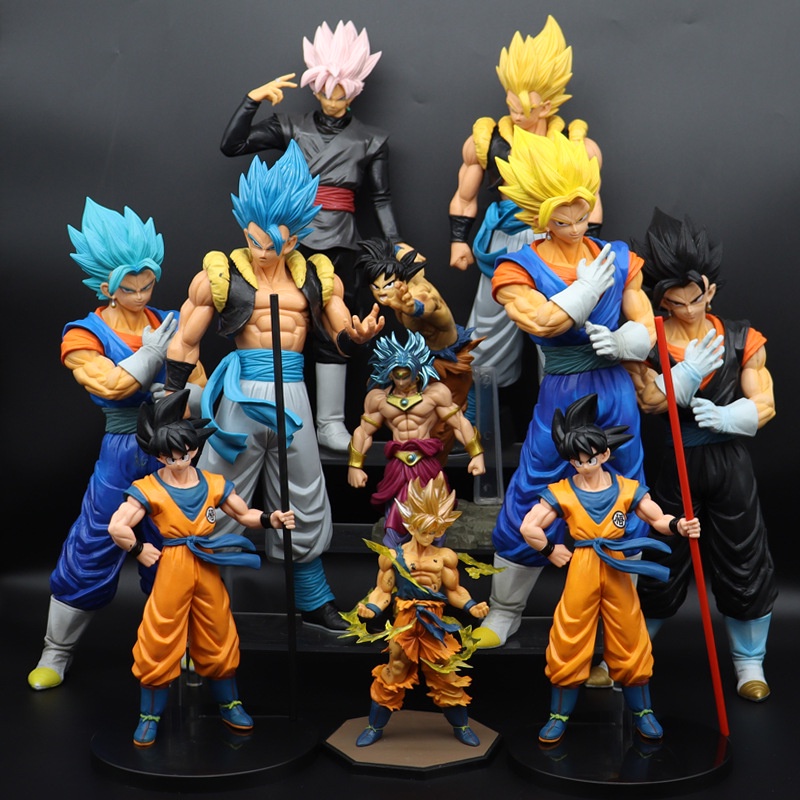 21 Cm Japão Anime Dragon Ball Z Son Goku Vegeta Trunks Super Saiyan Deus  Ação PVC Figuras Modelo Boneca Brinquedos Presentes Dos Miúdos - Escorrega  o Preço