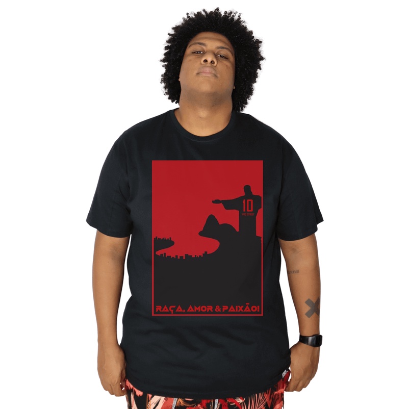 Camiseta Plus Size Flamengo - Times RJ