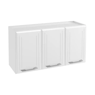 Armário de Cozinha de Aço Aéreo Triplo 105cm Rose Multimóveis CR6087 Branco