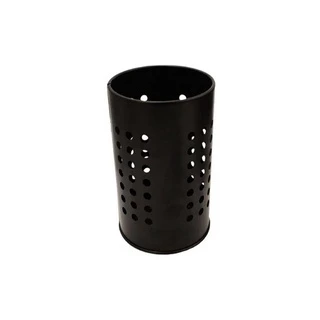 Porta talheres Inox PRETO/PRATEADO (Unitário)