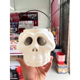 Balde caveira grande Halloween