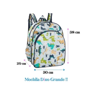 Mochila Maternidade Dinossauro Grande e Pequena (Infantil escolar Menino)