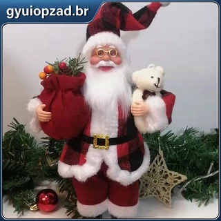 30/22/19/16cm Natal Em Pé Papai Noel Feliz Decoração De Para Casa Suprimentos Festa Ano Novo 2023