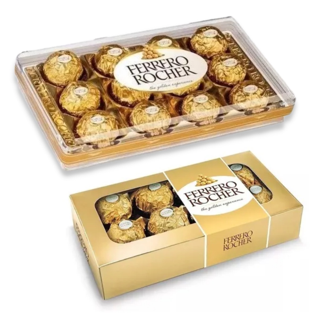 Caixa Ferrero Rocher 100g Com 8 ou 12 Unidades De Bombom Shopee Brasil