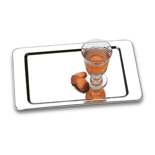 Bandeja Brinox Átina 37 x 23 cm Aço Inox