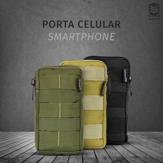 Porta Celular Smartphone Modular Colete Cinto Molle Airsoft