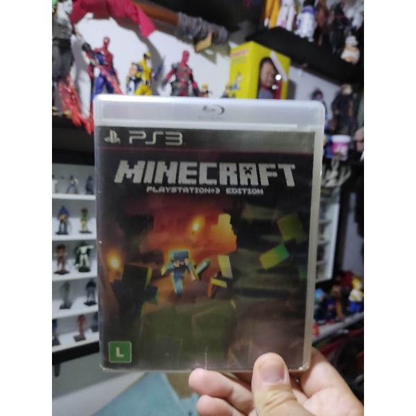 JOGO MINECRAFT ORIGINAL PS3 MIDIA FISICA CD.