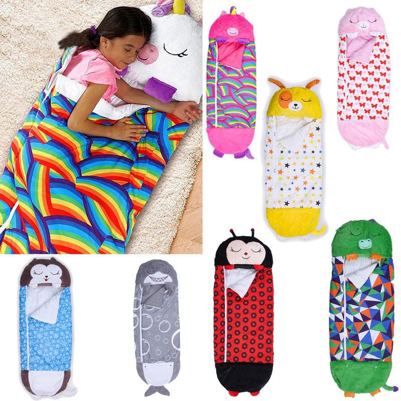 Almofada / Saco Pelúcia de dormir 2 em 1 criança dos 4 aos 7 anos ...