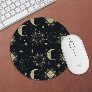 Mouse Pad Místico Esotérico Lua e Sol