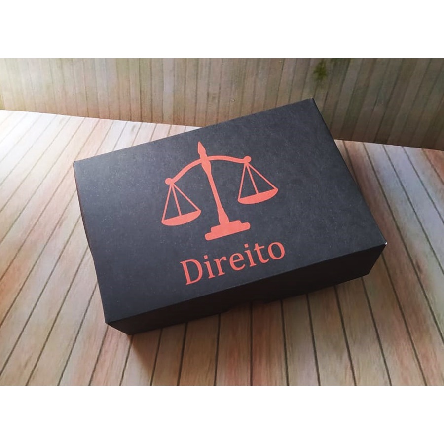10 Caixas para 6 doces Lembrança Formatura Direito presente | Shopee Brasil