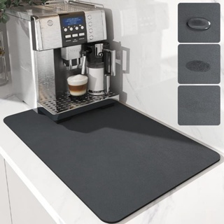 Almofada Absorvente De Máquina De Café Silicone Antiderrapante Tapete De Drenagem Isolamento Térmico Placemat