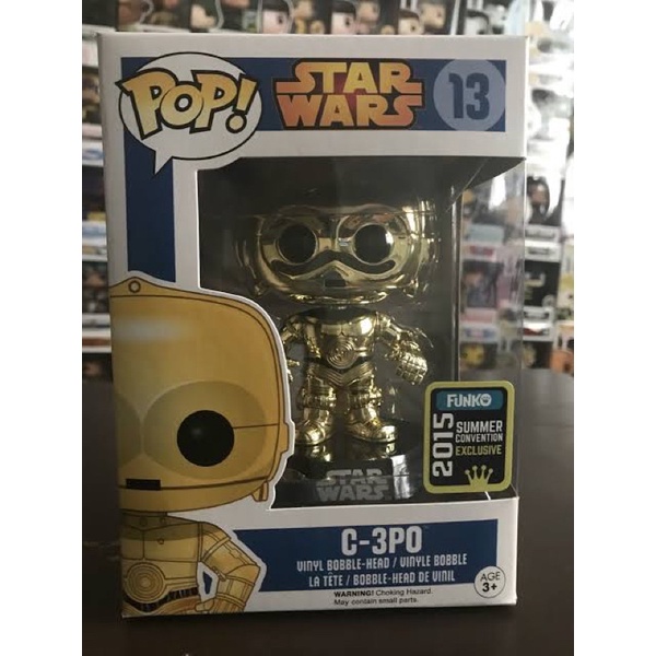 Funko Pop! Star Wars - C 3po #13 (Chrome Metallic) Summer Funko Pop! Star Wars - C 3po #13 (Chrome Metallic) Summer