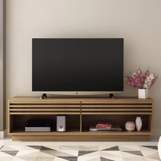 Rack TV 42" com 2 Gavetas Multimóveis CR45014 Natural