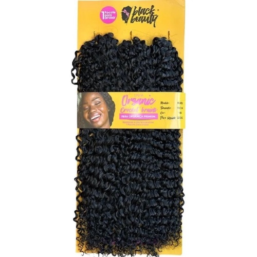 Cabelo Orgânico Crochet Braid Rubi 70 Cm 320gr Black Beauty | Shopee Brasil