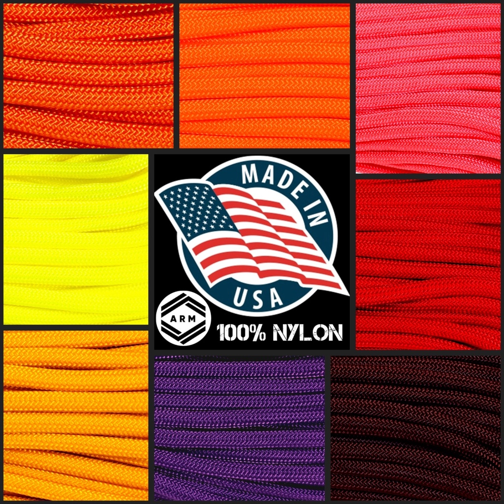 Abio Paracord 550 4 mm 30 m corda di nylon per braccialetti, corde di tensionamento da