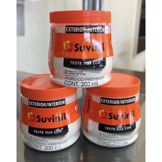 Teste sua cor Suvinil Fosco 200ml // encaminhe sua cor no chat após a ...