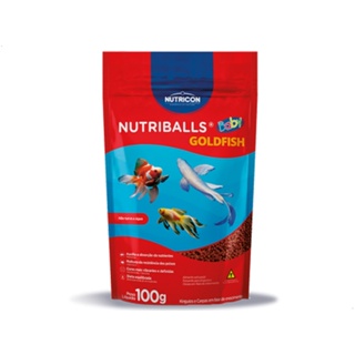 Alimento P/ Peixes Nutriballs Baby Goldfish Nutricon 100g