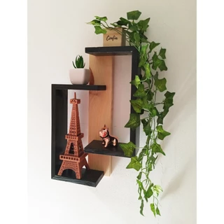 Prateleira Madara | Nicho Decorativo em madeira Pinus