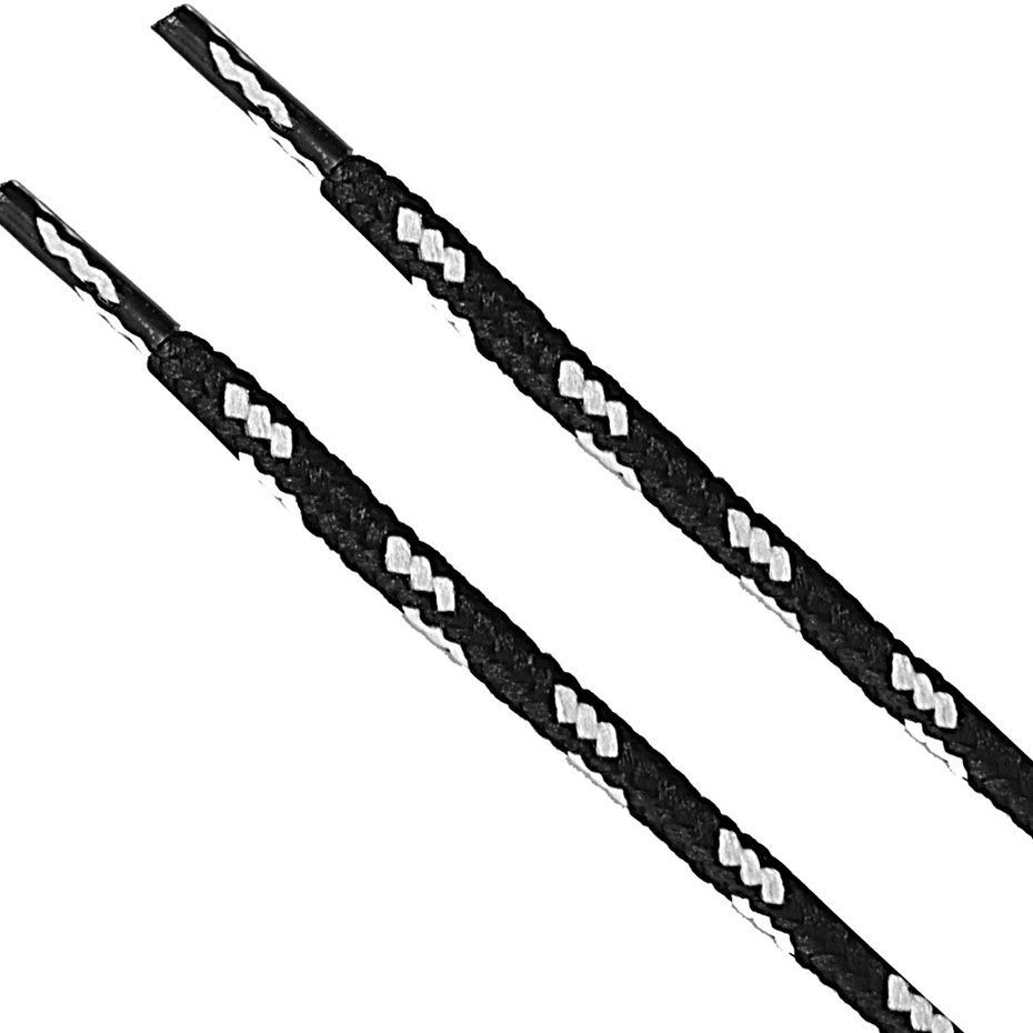 1 Par Cadarço Redondo Coturnos Botas Tênis - Tamanho 1,10 cm e 1,60 cm - Envio Imediato