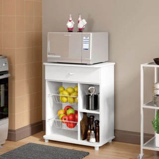 Balcão Fruteira Multiuso Ditália MF-245 Branco