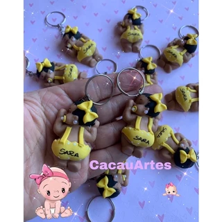 100 lembrancinhas personalizadas em biscuit em Oferta na Shopee