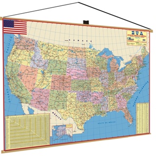 Mapa dos Estados Unidos Quebra-Cabeça, Brinquedo Educativo, Estados e  Região em MDF.