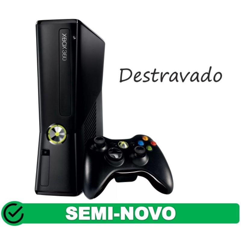 XBOX 360 Desbloqueado 160GB + Jogos