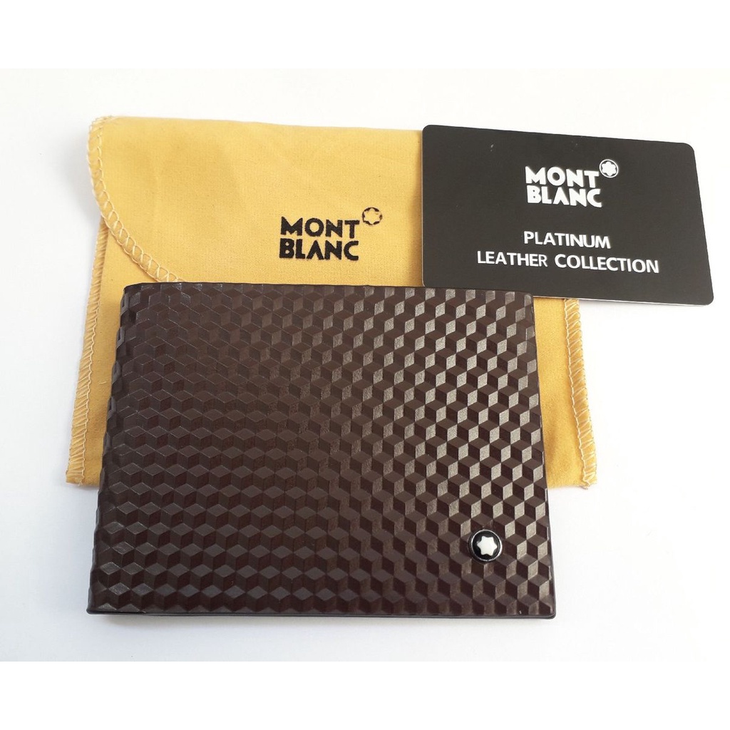 Carteira Montblanc Masculina Couro top Grife Premium Importado