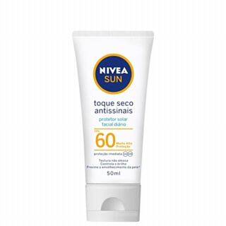 Protetor Solar Facial NIVEA SUN Toque Seco Antissinais FPS60 50ml