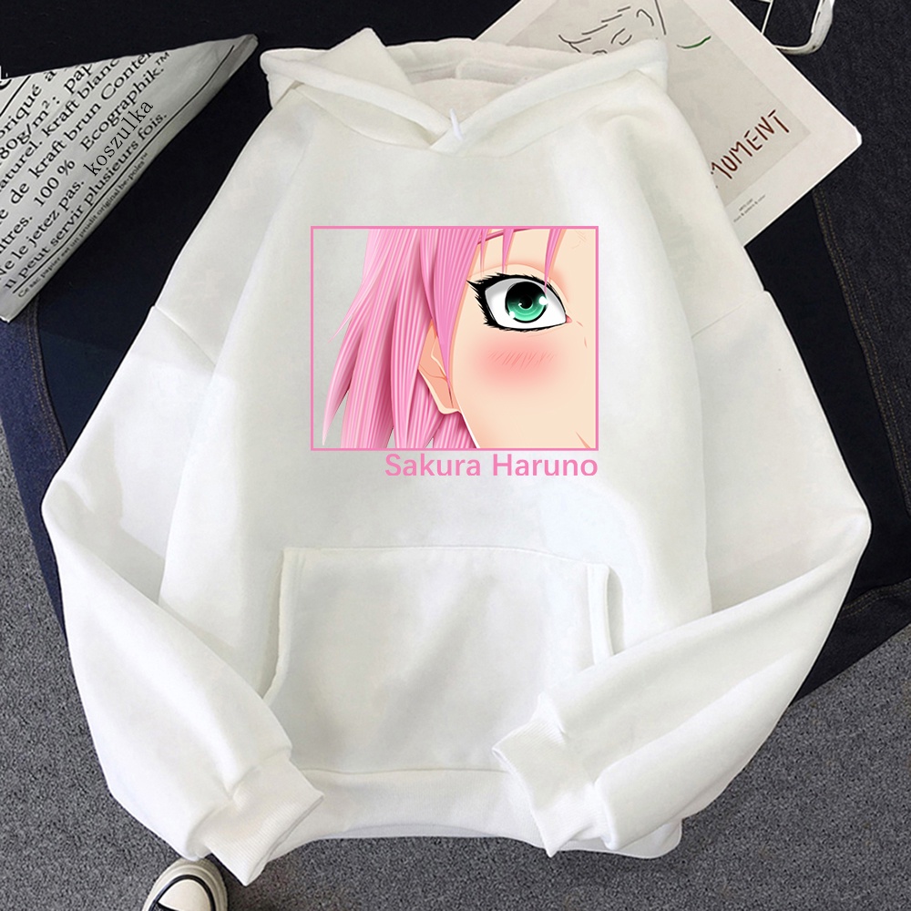 Blusa Moletom Personalizada Anime Naruto Sakura Haruno HD 10