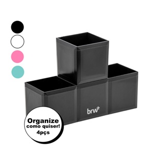 Organizador de Mesa Porta Canetas BRW - Escolha a Cor