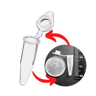 Microtubo Capsula Pino Epp 0,2ml Incolor Pacote 1000 Unidades