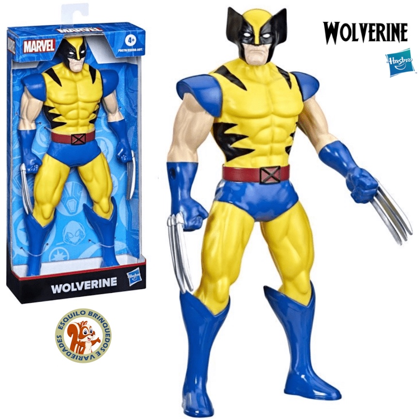 Boneco Marvel X-Men Wolverine Roupa Clássica Olympus Hasbro | Shopee Brasil