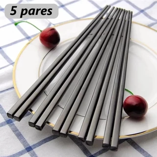 Hashi Kit Com 5 Pares Reutilizável Comida Japonesa Palitinho