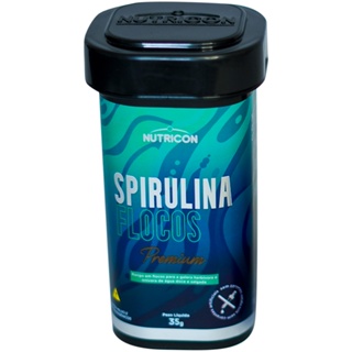 Ração Para Peixes Alimento Nutricon Spirulina Flocos 35gr