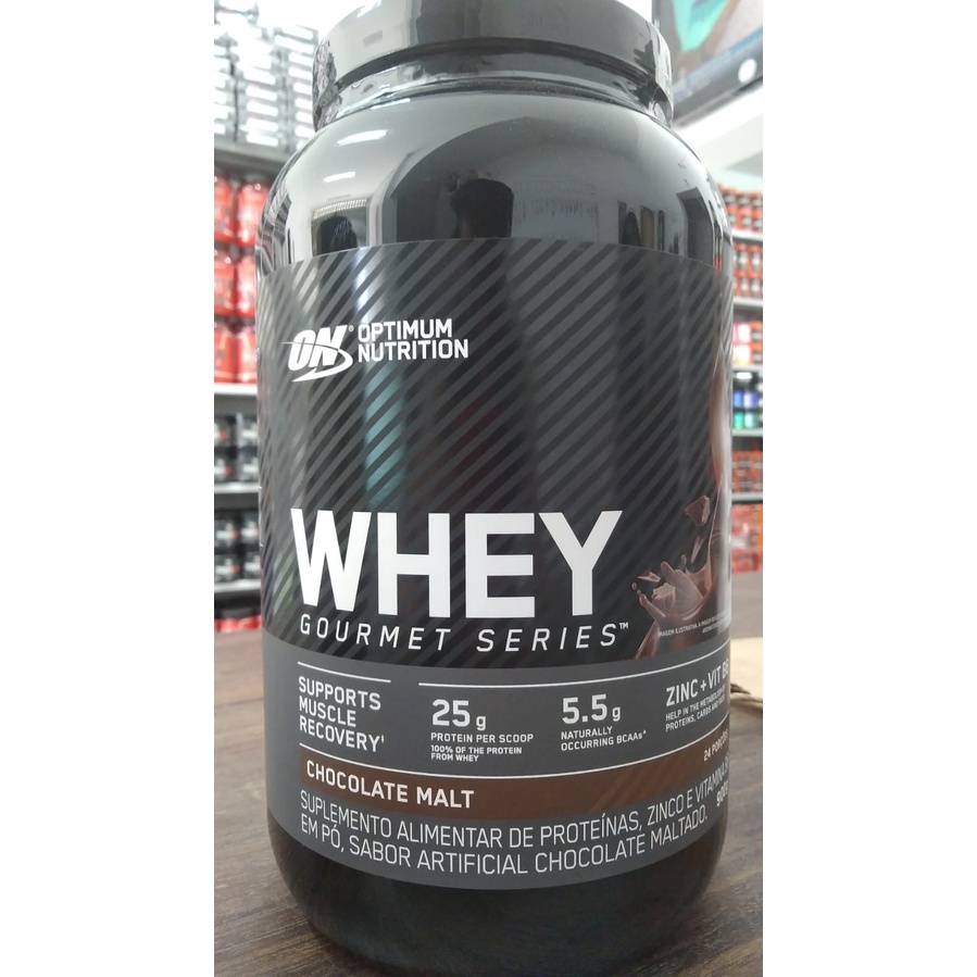 Whey Gourmet Series 900g Optimun Nutrition Shopee Brasil