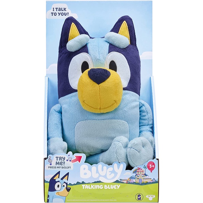Bluey-Bingo Falante De 12 "-Interativo-Canta Ao Longo Do , 9 Frases Diferentes , Multicolor