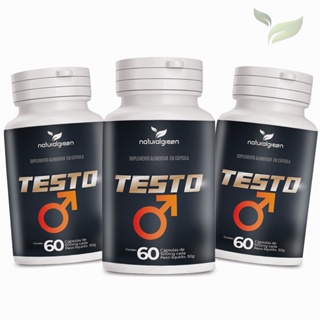 Power Testo 600mg 180 Cápsulas - Original Natural Green