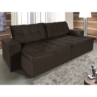 Sofá Austrália 2,90 Mts Pluma Café